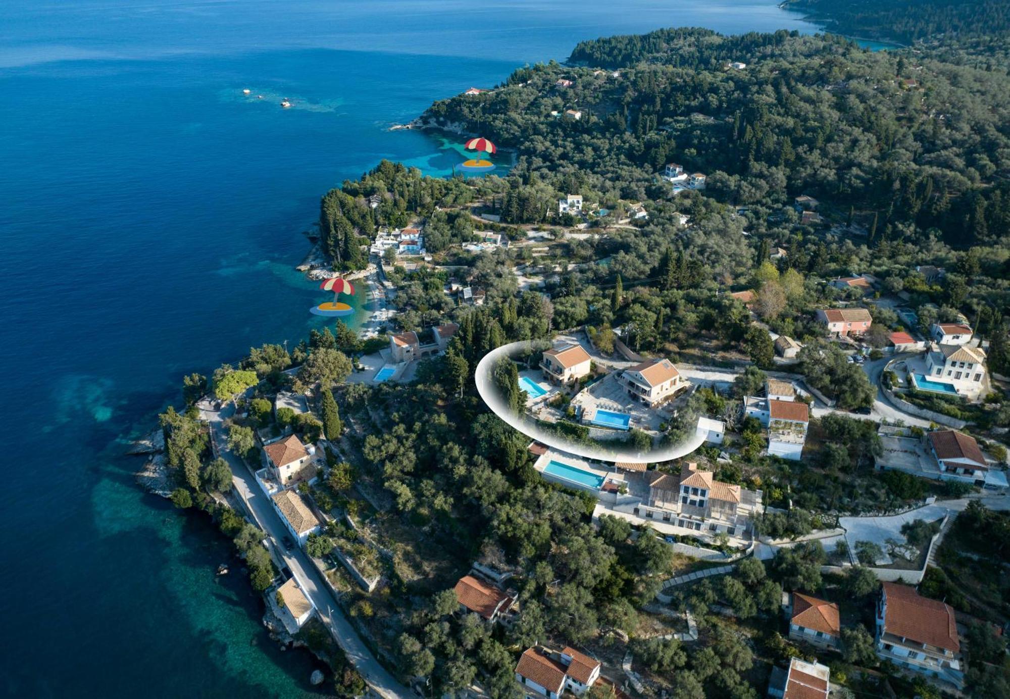 Pangolas Apartments Paxos Longós Екстериор снимка